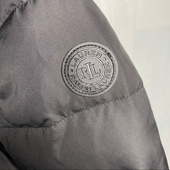 Lauren Ralph Lauren faux trim quilted parka jacket size XS NWT - Picture 11 of 16